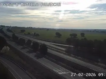 Imagen de la autovía A-3 a su paso por la provincia de Cuenca. Imagen de la autovía A-3 a su paso por la provincia de Cuenca.