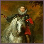 Retrato ecuestre de Rodrigo Calder&oacute;n