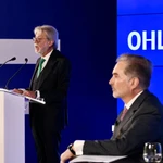 Luis Amodio, presidente de OHLA, y Tomás Ruiz, consejero delegado de OHLA