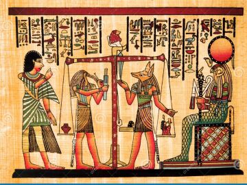 Papiro Antiguo Egipcio