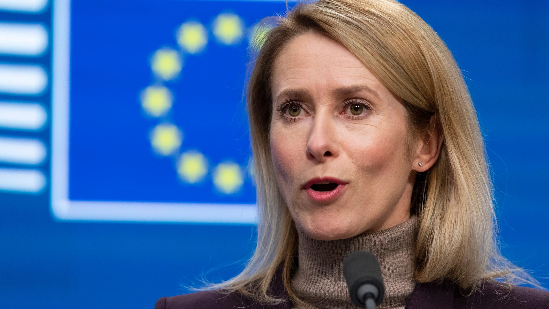 (Foto de ARCHIVO) December 15, 2025, Brussels, Brussels, Belgium: The head of European diplomacy, Kaja Kallas, held a press conference on 15 December 2025 following the European Foreign Affairs Council meeting. Europa Press/Contacto/Nicolas Landemard 15/12/2025 ONLY FOR USE IN SPAIN