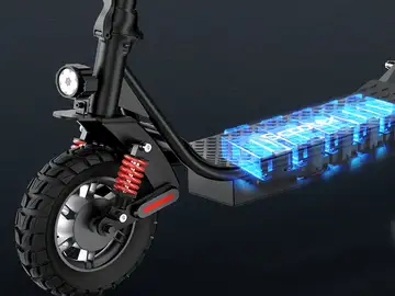 No hay muchos patinetes que por 300 euros tengan intermitentes, doble amortiguación y autonomía para 60 kilómetros iScooter i10 Pro