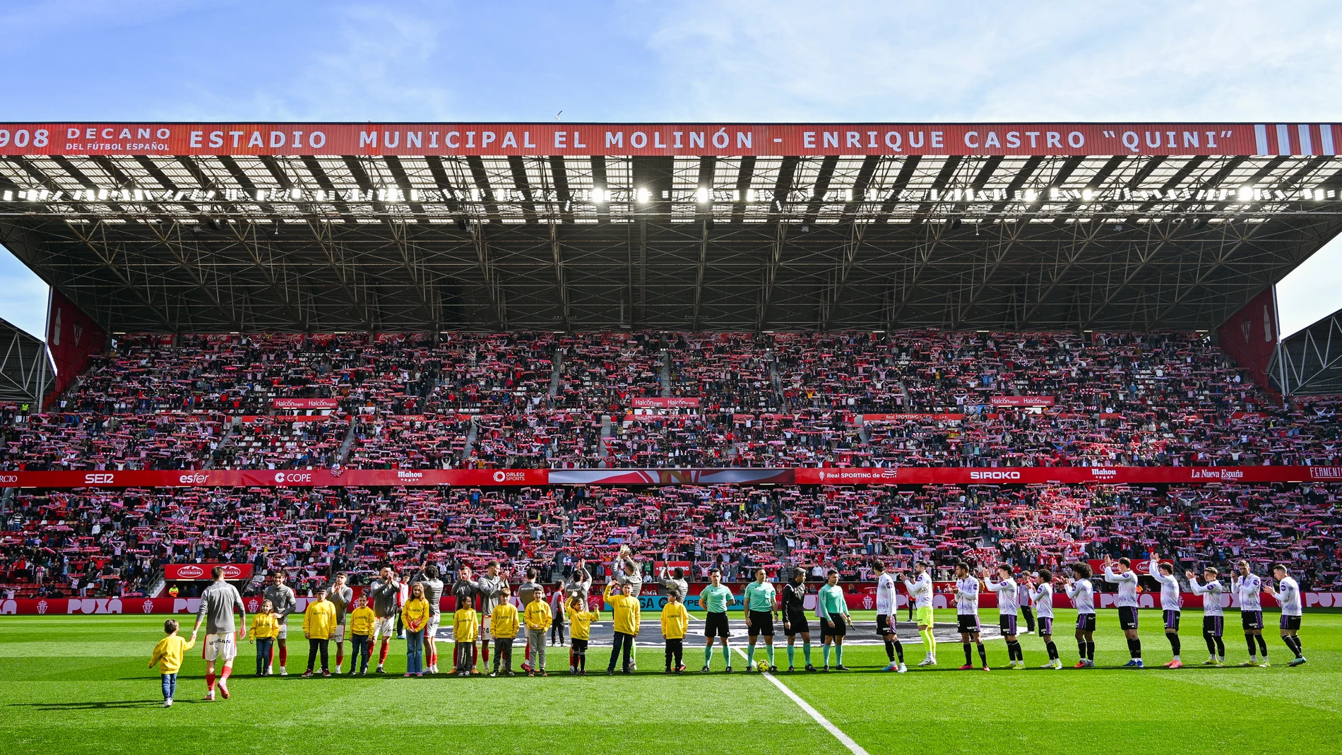 Sólo se han podido disputar tres minutos del Sporting-Leganés