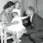 María Cristina y Esmeralda de Bélgica