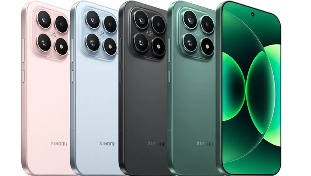 Los cuatro colores disponibles del Xiaomi 17