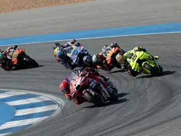 El calendario de MotoGP se ve afectado por la guerra 93 MARQUEZ Marc (spa), Ducati Lenovo Team, Ducati Desmosedici GP26, action with 89 MARTIN Jorge (spa), Aprilia Racing, Aprilia RS-GP26 during the 2026 MotoGP PT Grand Prix of Thailand on the Chang International Circuit from February 27th, to March 1st, in Buriram, Thailand - Photo Studio Milagro / DPPIAFP7 01/03/2026 ONLY FOR USE IN SPAIN