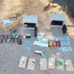 MADRID.-Sucesos.- Dos detenidos por tr&aacute;fico de drogas en Mejorada del Campo con coca&iacute;na, anfetaminas, hach&iacute;s y marihuana