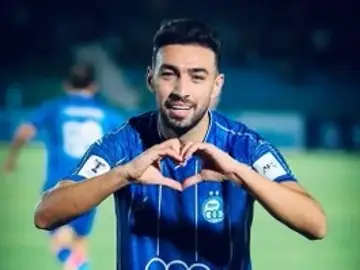 Munir El Haddadi con el Esteghlal Munir El Haddadi con el Esteghlal