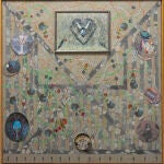 &lsquo;Cuadro sobre cuadro&rsquo;, de la artista leonesa Teresa Gancedo, que podr&aacute; verse en el expositor de RocioSantaCruz en ARCOmadrid 2026.