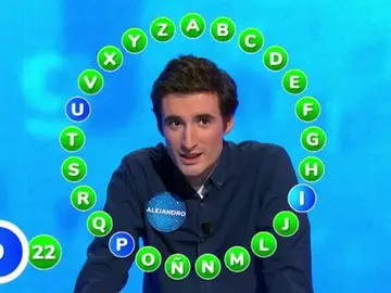 Alejandro consigue su primer hito tras el duelo Manu-Rosa en 'Pasapalabra' Alejandro consigue su primer hito tras el duelo Manu-Rosa en 'Pasapalabra'