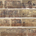 Imagen de las pinturas profanas de Sijena