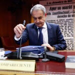 Zapatero declara en la comisi&oacute;n Koldo del Senado sobre el rescate de Plus Ultra