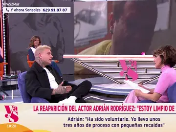 El actor Adrián Rodríguez en 'Y ahora Sonsoles' El actor Adrián Rodríguez en 'Y ahora Sonsoles'