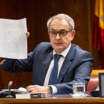 Zapatero declara en la comisi&oacute;n Koldo del Senado sobre el rescate de Plus Ultra. David Jar 