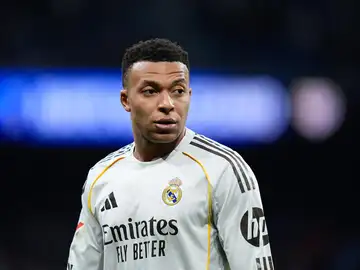 Mbappé, en un partido de esta temporada Mbappé, en un partido de esta temporada