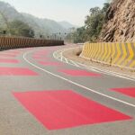 La ruta roja es un tramo especialmente se&ntilde;alizado para evitar atropellos de la fauna silvestre