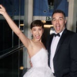 Michelle Jenner y Hugo Stuven