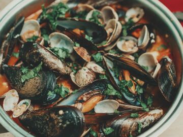 Imagen de archivo de mejillones