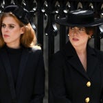 Las princesas Eugenia y Beatriz de York