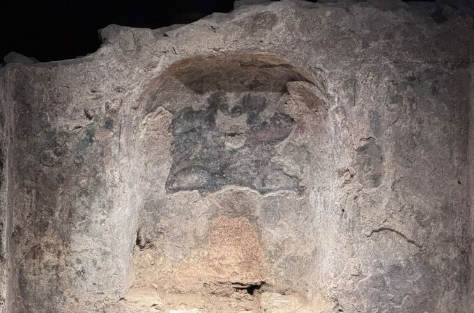 Una moneda de Marsella y una fuente fuera de lo común, los secretos de la Malaca romana bajo el Museo Carmen Thyssen