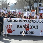 Movilizaci&oacute;n convocada por la Plataforma por la Dignidad de los Aut&oacute;nomos 30N