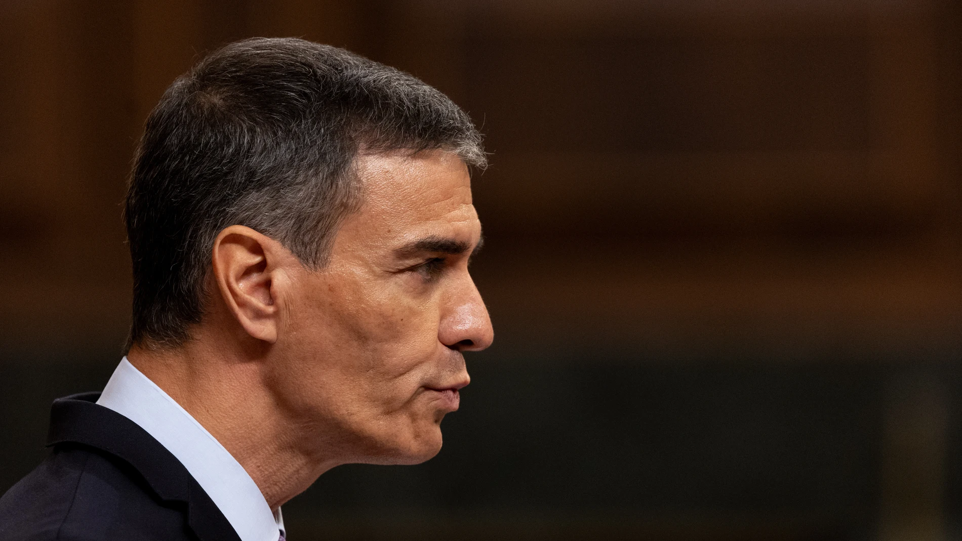 El presidente del Gobierno, Pedro Sánchez, interviene durante un pleno extraordinario en el Congreso de los Diputados