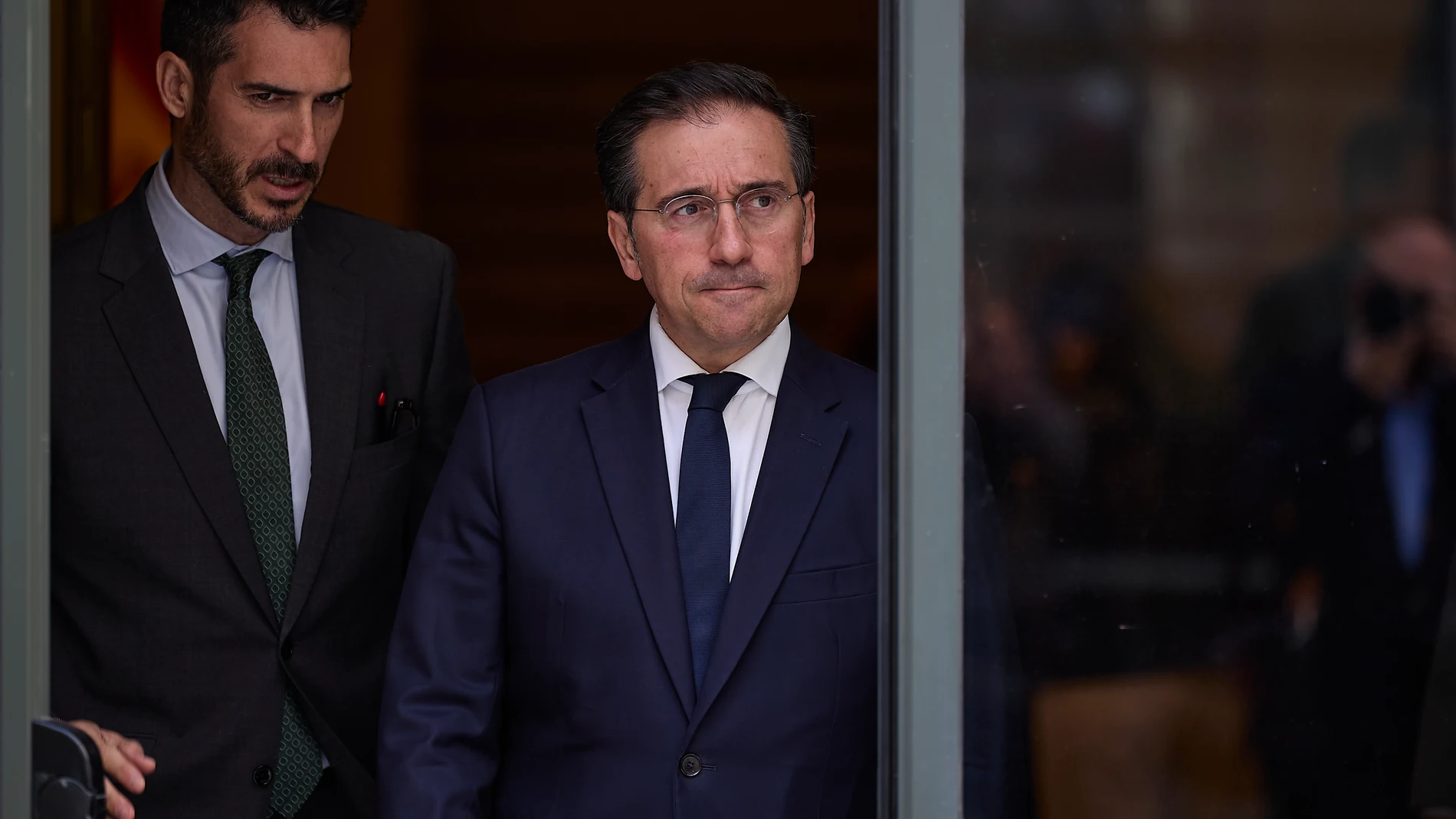 El ministro de Asuntos Exteriores, Unión Europea y Cooperación, José Manuel Albares, durante la presentación del III Plan Nacional de Acción Mujeres, Paz y Seguridad (2025-2030), en la sede del ministerio, a 2 de marzo de 2026, en Madrid (España). Con este plan el Gobierno pretende reforzar su compromiso con la defensa de la igualdad de género y la transformación de las estructuras de poder que perpetúan la discriminación, desde un enfoque transversal que prioriza la igualdad, el empoderamien...