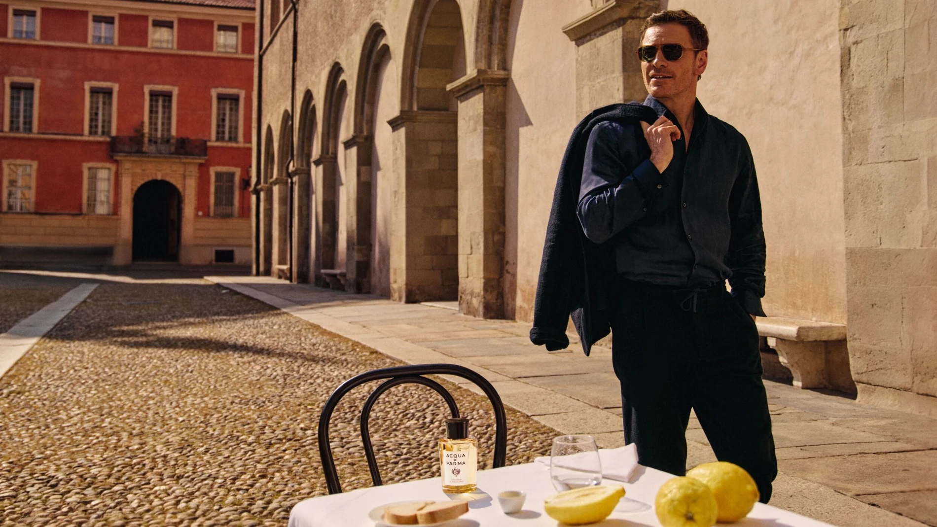 Michael Fassbender en la campaña del 110 aniversario de Acqua di Parma