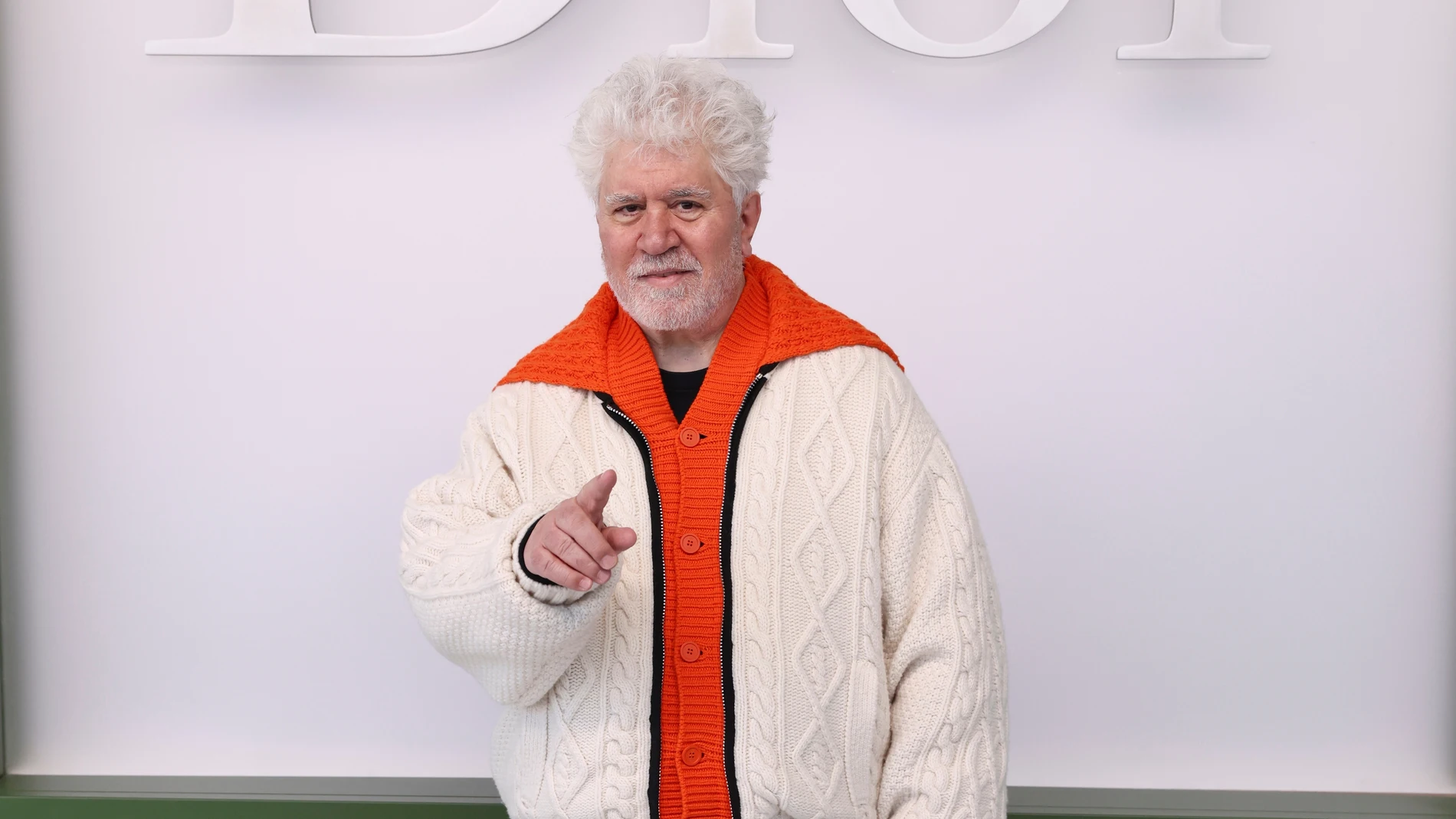 Pedro Almodovar poses for photographers upon arrival for the Christian Dior Fall/Winter 2026-2027 Women's collection presented in Paris, Tuesday, March 3, 2026. (AP Photo/Tom Nicholson)