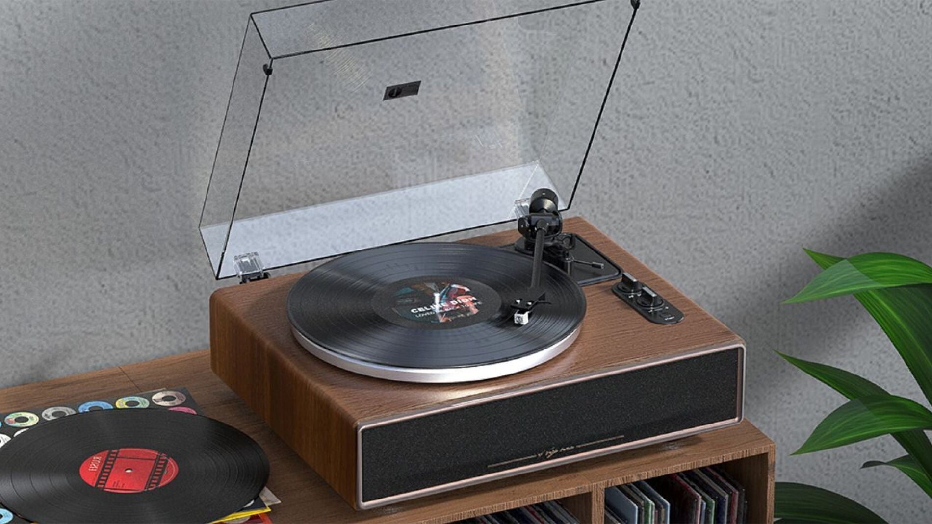 1 BY ONE Tocadiscos Bluetooth