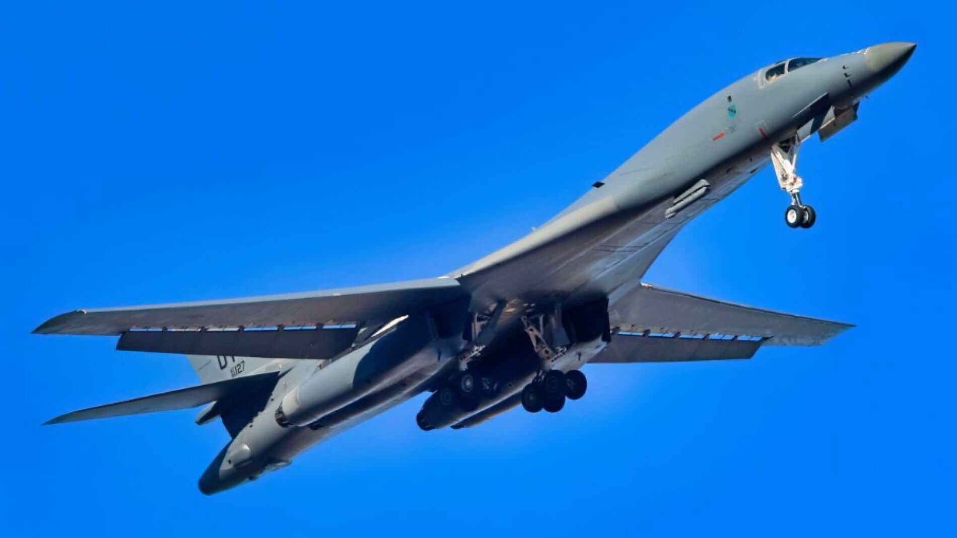 El bombarderos estadounidense B-1 Lancer 