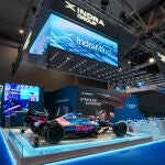 El stand de Indra en el MWCm2026