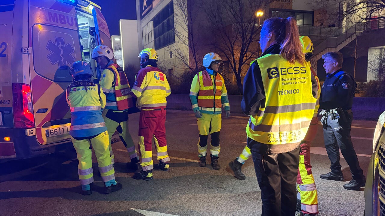 Un motorista de 23 años en estado grave en Leganés