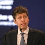 Sam Altman, CEO de OpenAI, durante el AI Impact Summit 2026