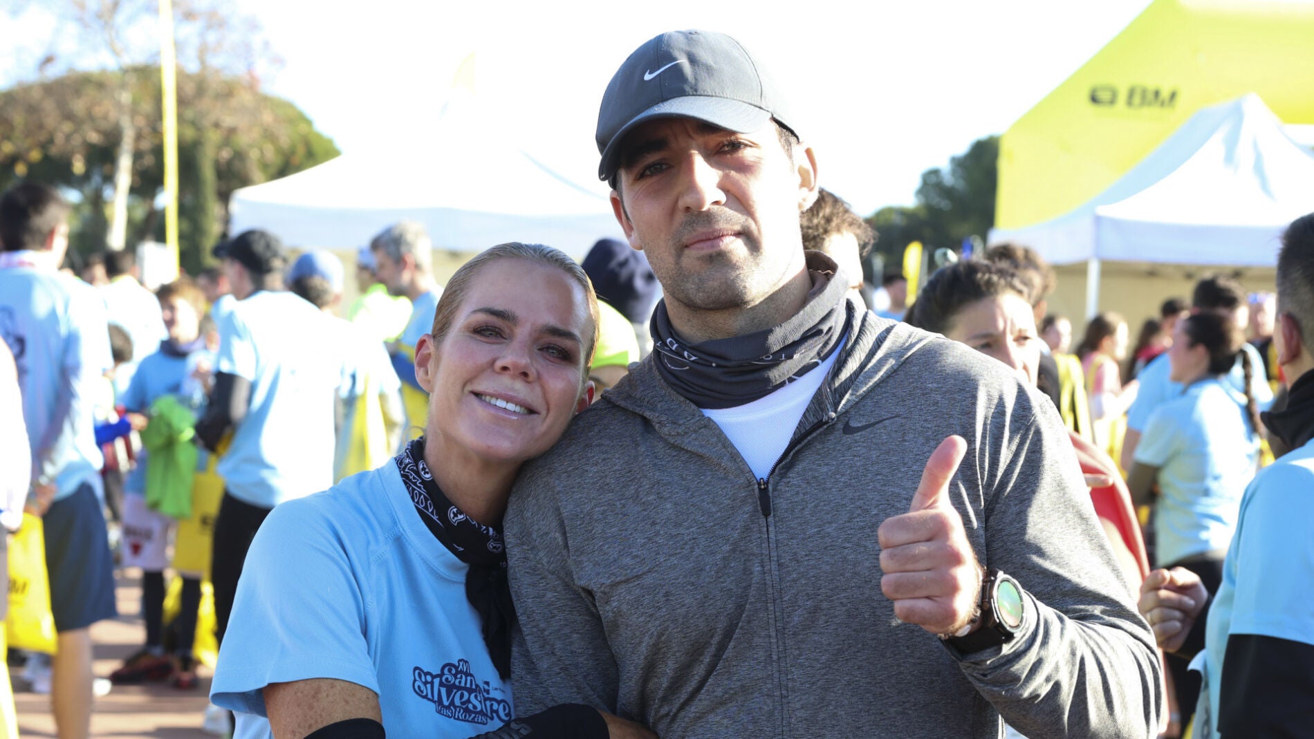 Amelia Bono y su pareja, Alejandro Reina