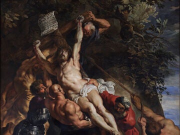 La elevaci&oacute;n de la cruz (tambi&eacute;n llamado El levantamiento de la cruz)[1]​ es un tr&iacute;ptico pintado por el artista flamenco Peter Paul Rubens, completado en 1610-1611
