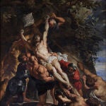 La elevaci&oacute;n de la cruz (tambi&eacute;n llamado El levantamiento de la cruz)[1]​ es un tr&iacute;ptico pintado por el artista flamenco Peter Paul Rubens, completado en 1610-1611