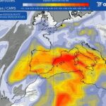 La borrasca Regina generar&aacute; vientos procedentes del norte de &Aacute;frica, transportando polvo en suspensi&oacute;n a la Pen&iacute;nsula y Baleares