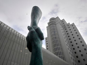 Exterior de la Ciudad de la Justicia, en Vigo. 