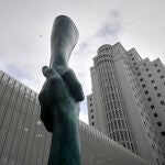 Exterior de la Ciudad de la Justicia, en Vigo. 