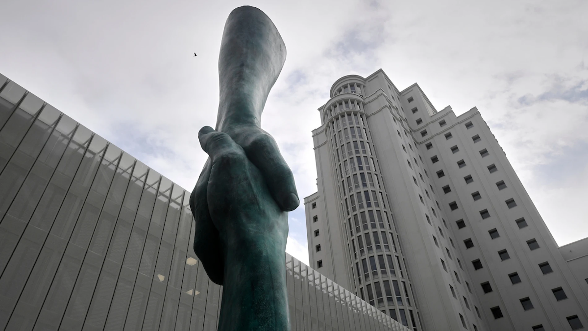 Exterior de la Ciudad de la Justicia, en Vigo.