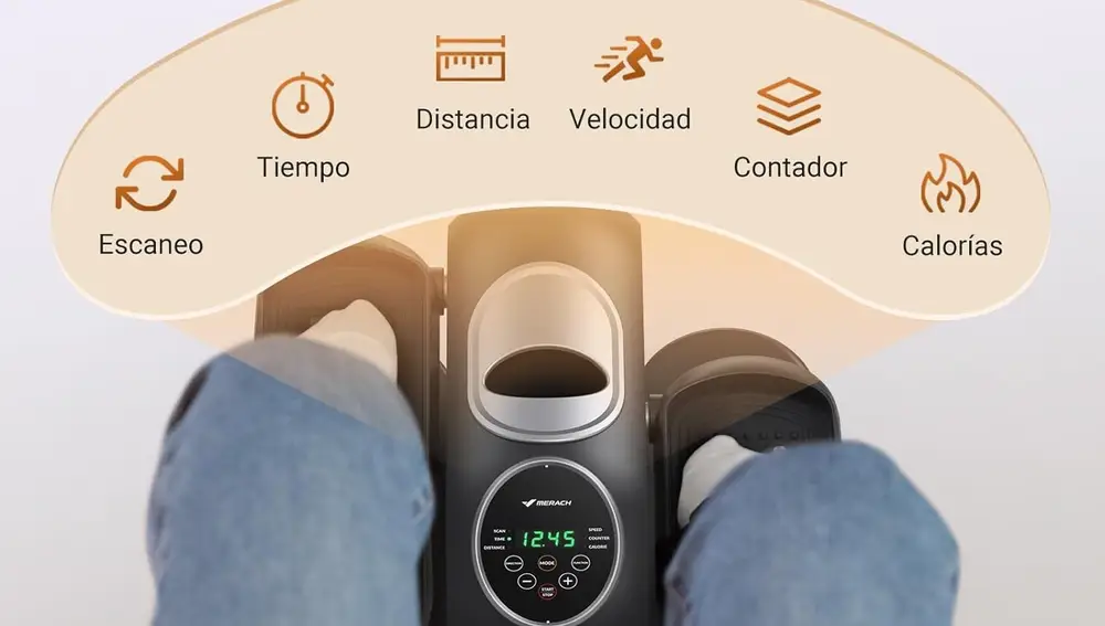 Los datos que muestra la MERACH MR-E32 Pro en todo momento