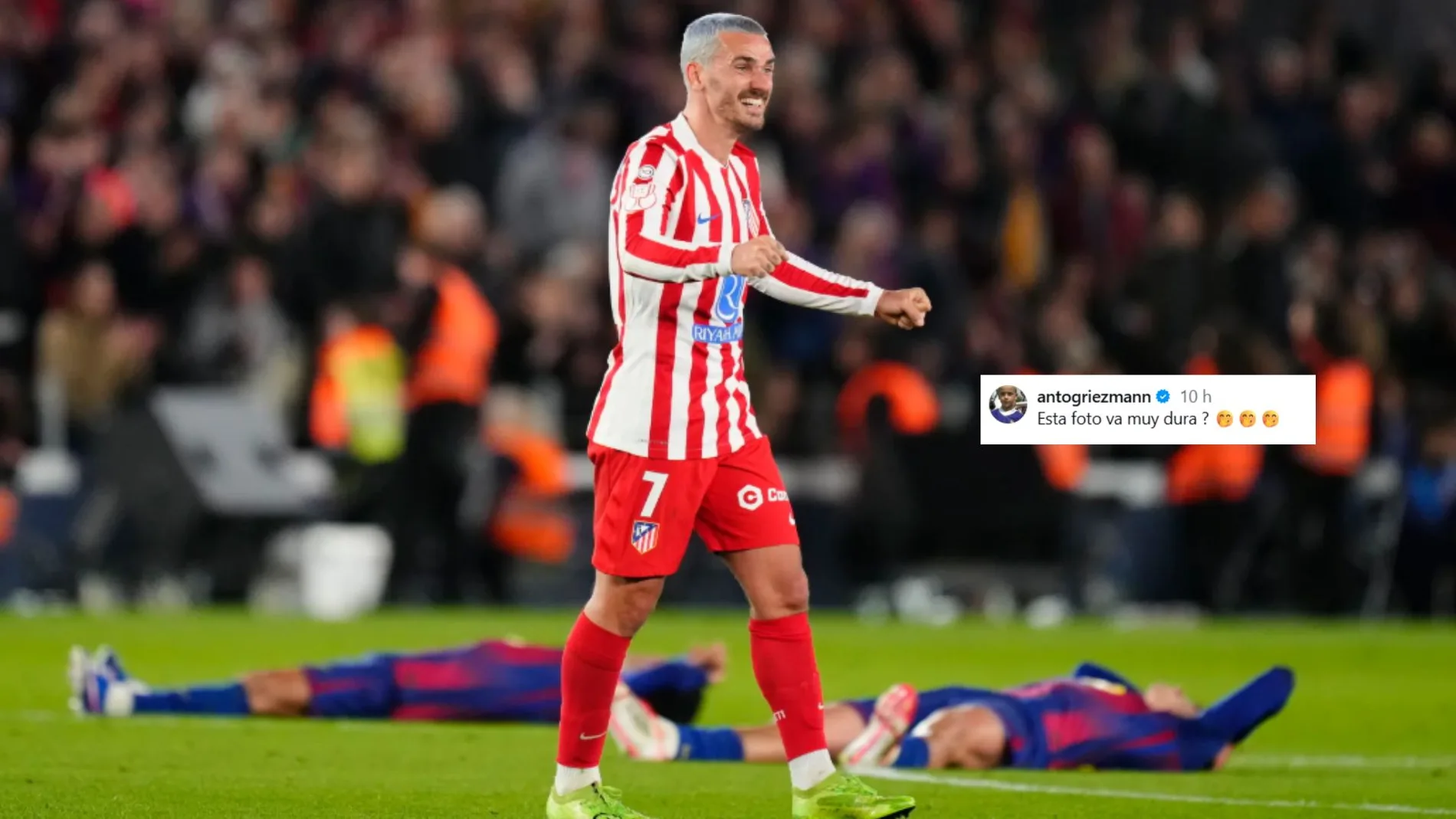 Griezmann se la devuelve del Barça tras la clasificación: “¿Esta foto va muy dura?”