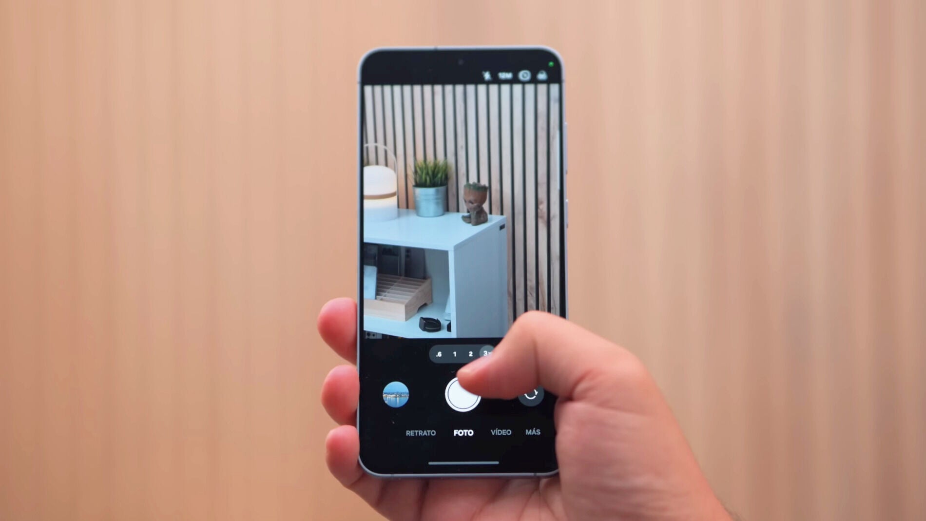 App de cámara en el Samsung Galaxy S25 FE