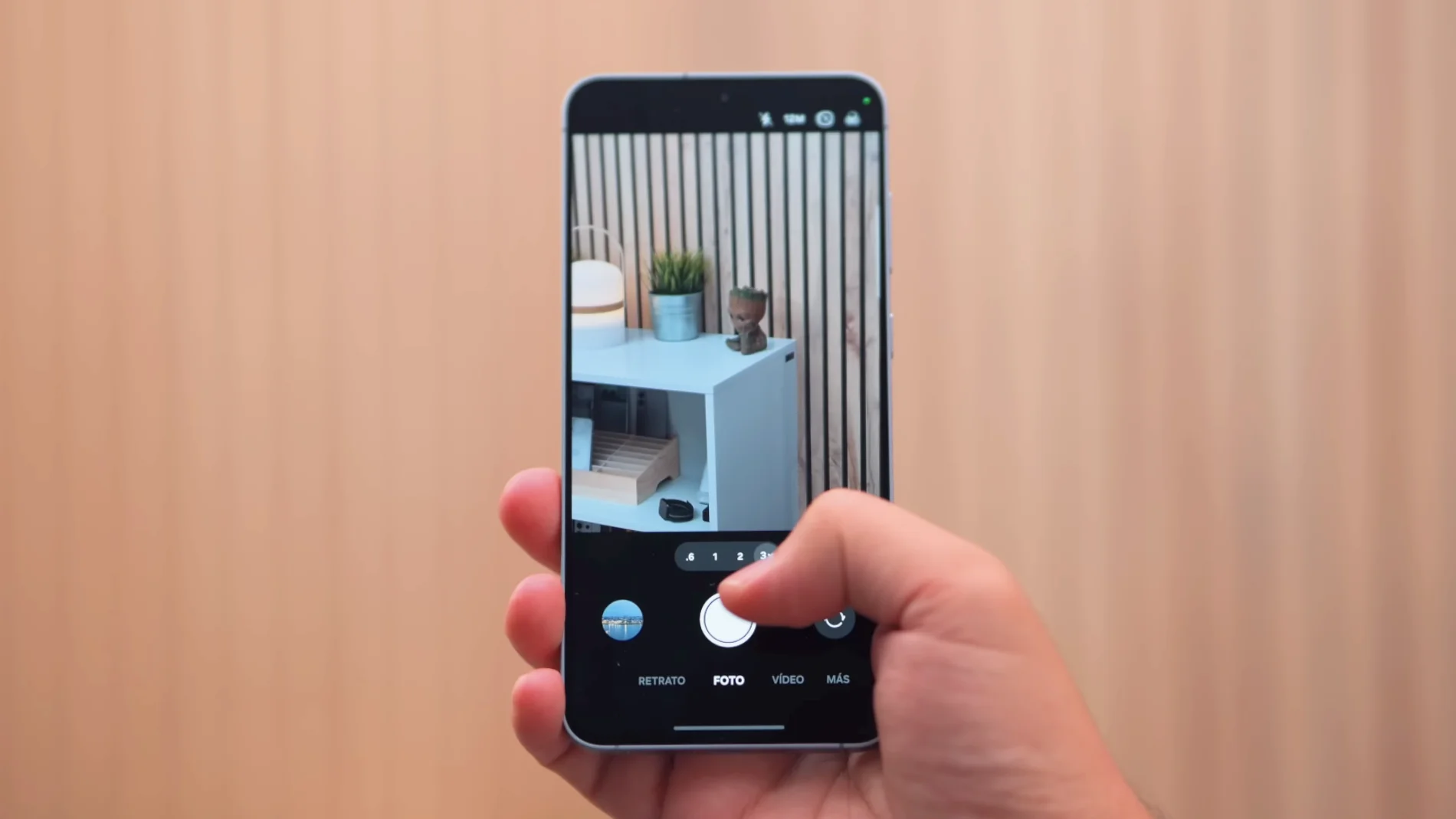 App de cámara en el Samsung Galaxy S25 FE