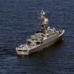 La fragata iran&iacute; Iris Dena