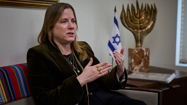 Entrevista con Dana Erlich, encargada de negocios de la Embajada israel&iacute; en Espa&ntilde;a. &copy; Alberto R. Rold&aacute;n / Dia