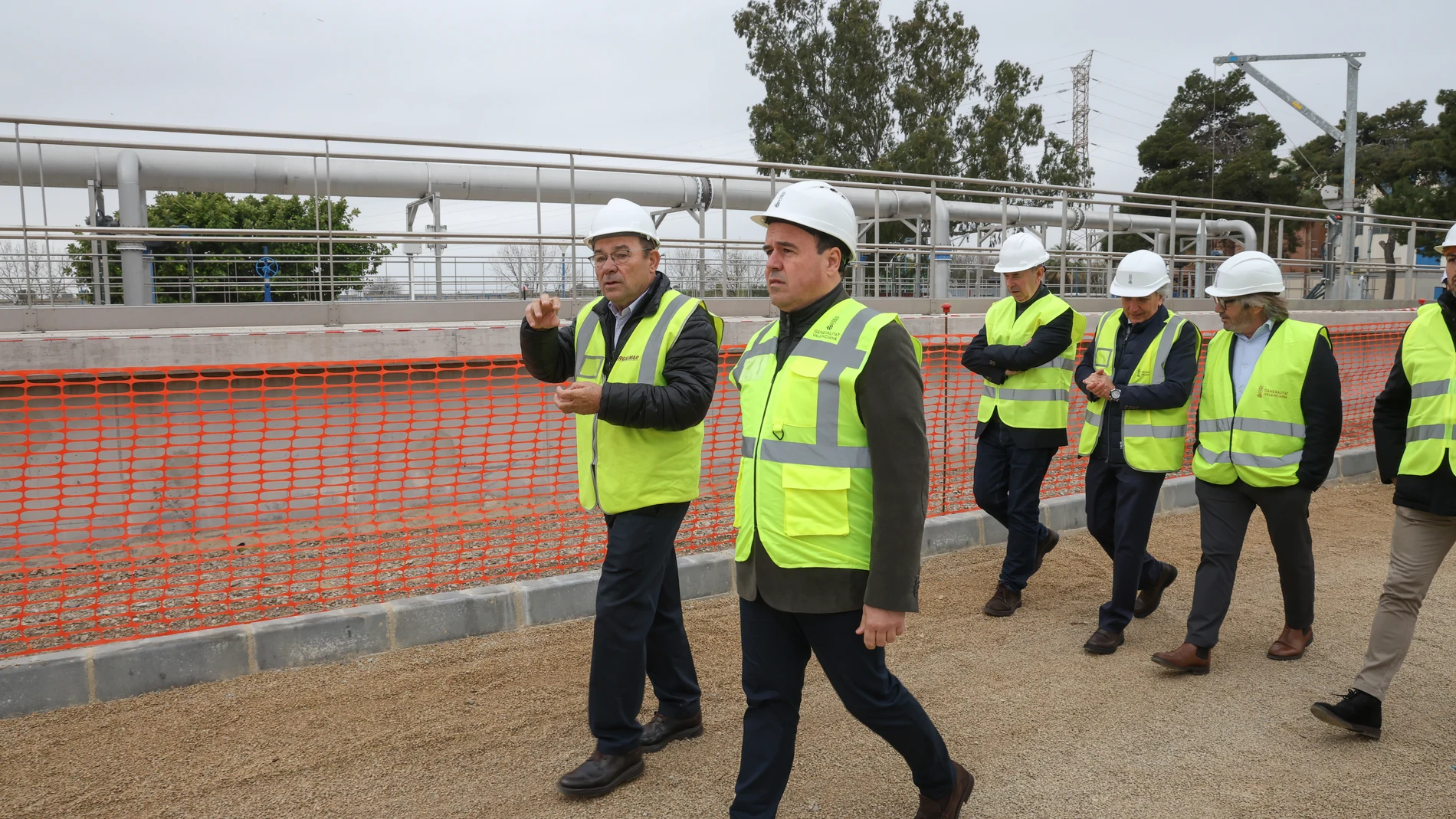 Pérez Llorca asegura que la mejora de la depuradora de Pinedo (Valencia) estará lista antes de verano