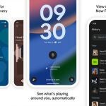 Aspecto de la interfaz de 'Now Playing'