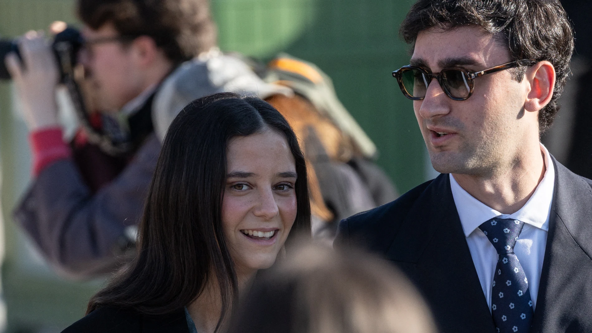 Victoria Federica con su novio, Jorge Navalpotro, en la Semana de la Moda de París